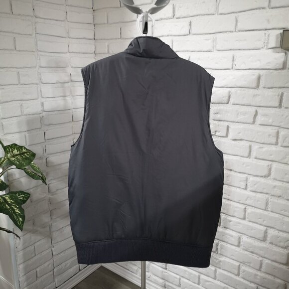 Canyon River Blues Men's Size Large Grey/Brown/White Puffy Vest - Picture 2 of 9